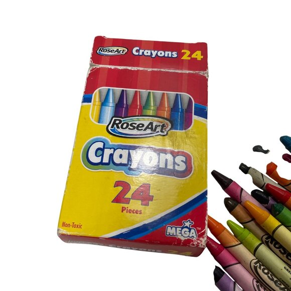RoseArt 23 Count Crayons Retro Retired Featuring Retired Dandelion Color - Picture 6 of 10